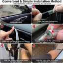 Interior Car LED Strip Lights APP Control, 5 in 1 RGB 16 Million Colors Ambient Lighting Kit with 236 inches Fiber Optic, Music Mode Inside Car Lighting Decorations