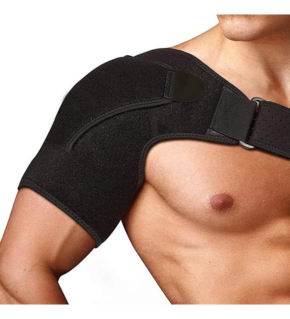 Shoulder Brace for Men and Women for Torn Rotator Cuff, Arm Sling Shoulder Immobilizer, Shoulders Compression Sleeve and Support For Pain Relief, Adjustable, Suitable for Both Left and Right Arms