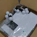 Marquee Letters Black Birthday Decorations: Large 4 Feet Tall Light Up Letters for Party Decor Baby Shower Big Foam Cardboard Letter P