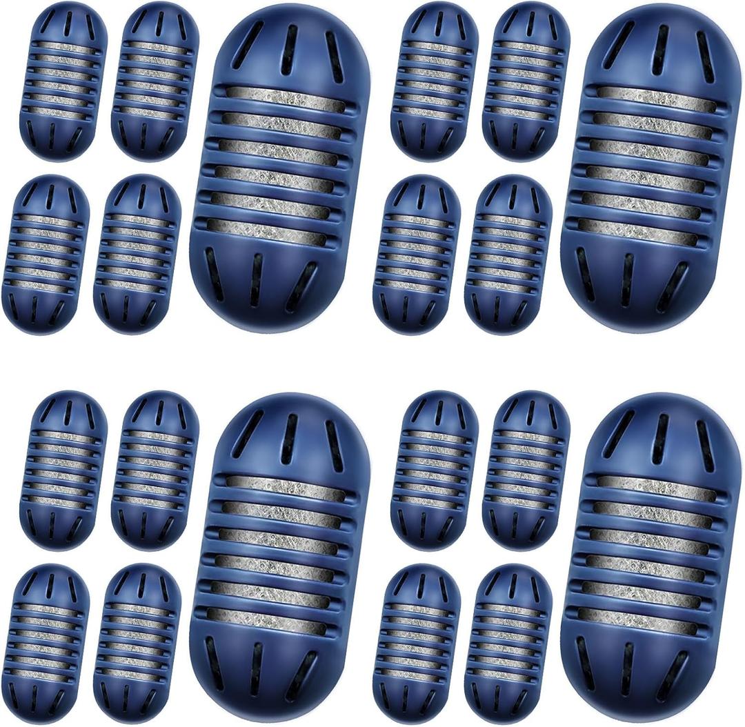 Demineralization Cartridge for HoMedics Ultrasonic Humidifiers: 20-Pack Demineralization Cartridges Filter Replacement, Filters Mineral Deposits, Prevents Hard Water Build-Up, Purifies Water