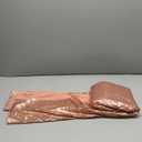 Fabric by The Yard Blush Sequin Fabric 12 Feet 4 Yards Embroidered Glitter Fabric for Sewing Shimmer Material Fabric-Backdrop Tablecloth Linen Table Runner (4 Yards, Blush)