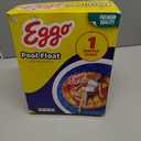 Giant Eggo Waffle 5 Feet Large Round Inflatable Pool Float, Raft, Beach & Lake, Tanning Lounger, Durable Vinyl