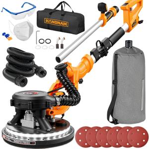 Electric Drywall Sander with Vacuum, 950W&99% Dust Collection for Ceiling