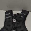 ZELUS Weighted Vest, Weight Vest with Reflective Stripe for Workout, Strength Training, Running, Fitness, Muscle Building, Weight Loss, Weightlifting, Black (16 lb)