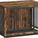 Feandrea 38" Dog Crate Furniture, Heavy-Duty Dog Kennel Side End Table