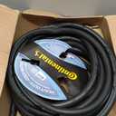 Continental Premium Garden Black Heavy Duty Cold Water Garden Hose, 5/8in Inside Diameter x 50ft Length, Male x Female Garden Hose Thread