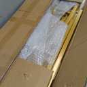 Metal Arch Backdrop Stand and Cover Set, 7.2FT, 6.6FT, 6FT Wedding Arch Frame, Easy to Assemble, Gold Arch Stand for Birthday, Party, Baby Shower, Graduation Ceremony (Beige)