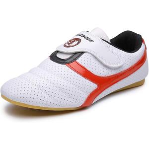 MSMAX Martial Arts Shoes Kids Kung Fu Tai Chi Shoes Women Taekwondo Boxing Shoes for Men (8, White)