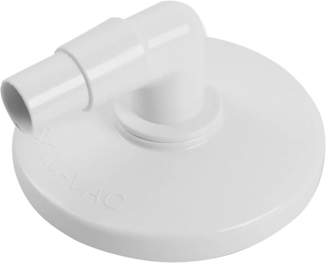 TonGass 7" Pool Skimmer Vacuum Plate Compatible with Hayward Swimming Pool Skimmer Skim Vac 1 1/4" and 1 1/2" Combo Hose Elbow Adapter