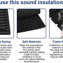 4 Pack Acoustic Foam Panels, 2" X 24" X 48" Wedge Soundproof Studio Foam for Walls,Sound Absorbing Panels, Sound Insulation for Studio, High Density Fireproof Studio Wedges (Black, 4 Pack)