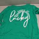 St. Patricks Day Shirts for Women Irish T Shirt Lucky Shamrock Shirt Saint Patricks Day Long Sleeve Tee Irish Gift Tops, Medium