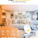 Ensenior 12 Pack 3 Inch LED Recessed Ceiling Light, Dimmable, 2700K-5000K 5CCT, 500LM 6W 120V, High Brightness Canless Wafer Downlight - ETL&FCC&IC