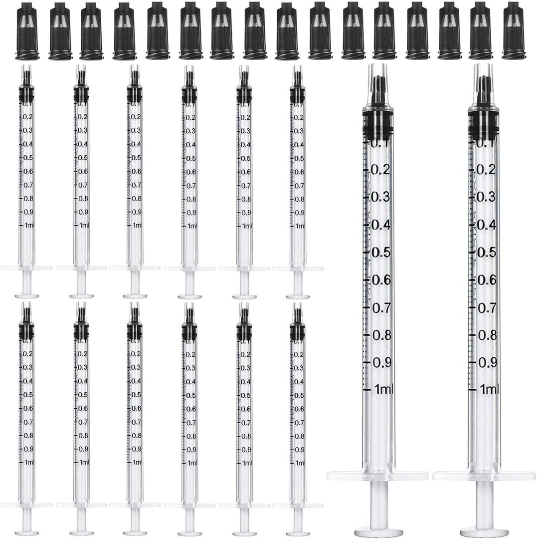 1ml Syringes with Caps (Pack of 100)