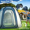 WildFinder 10x10 Pop Up Screen House Tent, Portable Screened Canopy with Mesh Walls, Waterproof Instant Gazebo, Backyard Shade Mosquito Tent for Patio, Backyard, Deck and Camping, Fits 4-6 Person