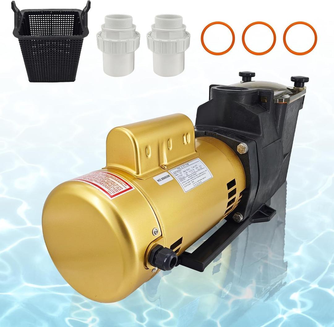 W3SP2610X15 Pool Pump 1.5 HP Compatible with Hayward | 115/230V Inground Super Pool Pump SP2610X15 High Efficiency Pump for In-Ground Pool and Spas
