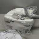 Carex E-Z Lock Raised Toilet Seat With Handles, 5" Toilet Seat Riser with Arms, Handicap Raised Toilet Seat For Seniors and Elevated Toilet Seat (1 Count (Pack of 1)