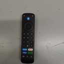 Replacement Firestick Remote Control Fit for Fire Smart TV Stick Lite/4K/4K MAX/4K Plus/HD, Smart TV 3rd Gen/TV Cube(1st/2nd/3rd Gen)/TVs Stick(2nd/3rd Gen) with Voice Controller Green hulu Button (black)