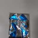 14pcs Blue Silver Star Balloons, Mixed Star Foil Balloon, 22Inch Explosion Stars Balloons with 10Inch Stars Shaped Balloon, for Boys Birthday Baby Shower Wedding Winter Holiday Party Decorations