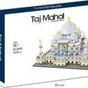 Architecture Collection: Taj Mahal 3950 pcs Building Set Model Kit and Gift for Adults and Kids,Micro Block