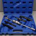 ZQYPENOZ Blind Inner Bearing Puller Slide Hammer Set 5pcs Hole Remover Extractor Set