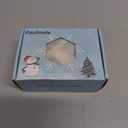 Paulmele Gold Christmas Stockings Holder with Initials, 2 in 1 Garland and Stocking Letter Hanger for Mantle, 2 Hooks Monogrammed Letter Stocking Holder for Xmas Fireplace (Letter-K)