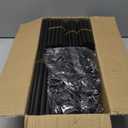 VTRIN 10 Tier Shoe Rack Tall Large Capacity 50 Pair Wide Shoe Organizer with Two Hooks Sturdy Metal Shoe Shelf for Entryway, Closet, Bedroom (Black)