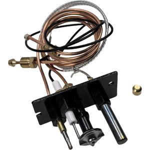 10002265 Replacement Propane/Natural Gas 3 Way Pilot Assembly compatible with for Majestic Temco, and Vermont Castings gas stoves