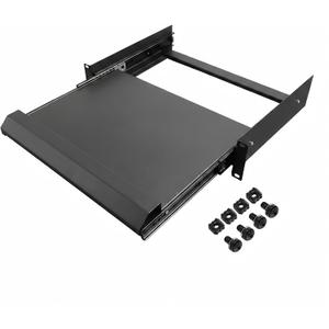 2U Keyboard Tray 12" Depth -Universal 19" Rack Mount Sliding Shelf for Network Equipments Server Rack or Cabinet