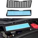 2 Pack Air Filter HEPA Replacement Accessories Compatible with Tesla Model 3 2025 2024 2023 2022 2021 Cabin Filter Kit Intake Protector Cover Adapter Exterior HEPA Intake Filter Protection Interior