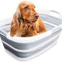 Smoochie Collapsible Pet Bathtub & Washing Station  Portable, Space-Saving Tub for Dogs & Cats, Indoor & Outdoor Grooming