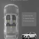 3W Floor Mats for Audi Q7/SQ7 2017-2026 & Q8 2019-2026, 4M TPE
