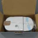 Tastyle Single Serve One Cup Coffee Maker, for K Cups and Grounds, Mini Coffee Maker with Portable Handle, 6 to 12 Oz Brew Size, for Travel, Camping, Office, RV and Dorm, 120V, White and Brown