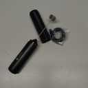 Rechargeable Milk Frother Handheld, 2-IN-1 Dual Spring Whisk Electric Frother Wand for Cappuccino Latte Macchiato, Portable Drink Mixer for Coffee, Matcha, Hot Chocolate (Black)