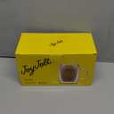 JoyJolt Double Wall Glasses 13.5-Ounce Insulated Mugs Double Walled Glass Cups For Coffee Tea Set of 2