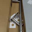 Paper Towel Holder Under Cabinet, Self Adhesive or Wall Mounted SUS304 Stainless Steel Paper Towel Holder for Kitchen, Bathroom, Farmhouse, Barbecue and Laundry (Silver)