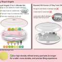 Royal Angels Upgraded 21 in 1 Baby Nail Trimmer with Labeled Case, 13 Extra Replacement Pads, Safe Electric Baby Nail File Kit for Newborns & Toddlers, Whisper Quiet Nail Clipper with LED Light (Pink)