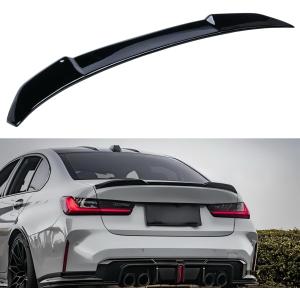Oasiland Rear Spoiler Compatible with BMW G20 3 Series & G80 M3 2019-2025, MV Style Gloss Black Trunk Exterior Duckbill High Kick Tail Deck Lid Wing Lip Splitter 320i 320e 330i 330e M340i M3