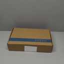 VOTON Waterfall Bathroom Faucets Brushed Nickel Modern Single Handle Sink Faucet for 1 or 3 Holes with Deck Plate and Pop-Up Drain, Rv Sink Camper Farmhouse Faucet (Regular Single Handle - 7.5 inches height)