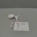 Face Light Therapy Device, Based on Triple Action LED, Thermal, and Vibration Technologies, Face and Neck Beauty Device with 7 Color LED for Home Use, Improve Skin(Glossy White)