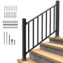 Akenow Modular Stair Railing Kit, 36 in x 4 ft, 2 Post, 1 Panel