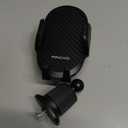 Miracase Phone Holders for Your Car with Metal Hook Clip, Air Vent Cell Phone Stand Car Mount, Universal Automobile Cradle for Garmin GPS Fit iPhone Android and All Smartphones, Dark Black (1 Pack)