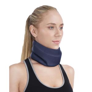 Neck Brace for Sleeping - Cervical Collar Relief Neck Pain and Neck Support Soft Foam Wraps Keep Vertebrae Stable for Relief of Cervical Spine Pressure for Women & Men (Blue, Small)
