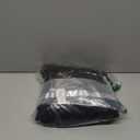 Floerns Women's Plus Size Off Shoulder Dress Mesh Long Sleeve Ruffle Trim Bodycon Maxi Dresses (Black), Large Plus