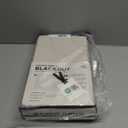 100% Blackout Shield Linen Blackout Curtains for Bedroom 96 Inches Long, Back Tab/Rod Pocket Living Room Drapes, Thermal Insulated Blackout Curtains 2 Panels Set, 50" W x 96" L,Cream