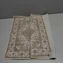 Collive Washable Indoor Doormat, Non Slip Retro Floor Mat 20" x 32" Small Mat Quick Absorbent Entrance Rug Distressed Taupe Front Door Mat, Welcome Mats Entryway Rug Doormats for Kitchen Home Patio