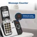 VTech VG232-2 DECT 6.0 Cordless Phone with Answering Machine, 2 Handsets Large Backlit Display, Big Buttons, Full-Duplex Speakerphone, Caller ID