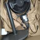 Fan for Bedroom, 3D Oscillating Standing Fans, 100ft Airflow, Quiet Pedestal Floor Fan with DC Motor, 32 Speeds, 3 Modes, Adjustable Height, 12H Timer, Remote Control for Home, Dorm, Office, Small