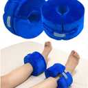 Zelen Foot Support Pillows Heel Ankle Protector Foot Cushion for Pressure Sores Ulcer Bed Sore Pads Cushion Leg Rest Pillow Supports Sore Feet Pillow Ankle Foam for Sleeping (Blue, 1 Pair) (2 Count (Pack of 1))