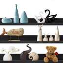 Lavezee 36 Inch Black Floating Wall Ledge Shelves Set of 3, Photo Picture Ledge Shelf with Lip for Office, Bedroom, Living Room, Kitchen