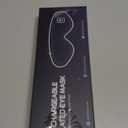 Heated Eye Mask, Mutilplx Cordless Heated Eye Masks for Dry Eyes, Washable Warm Eye Compress Eye Heating Pad for Eye Relief Stye Treatment Improved Sleep Travel (Black)